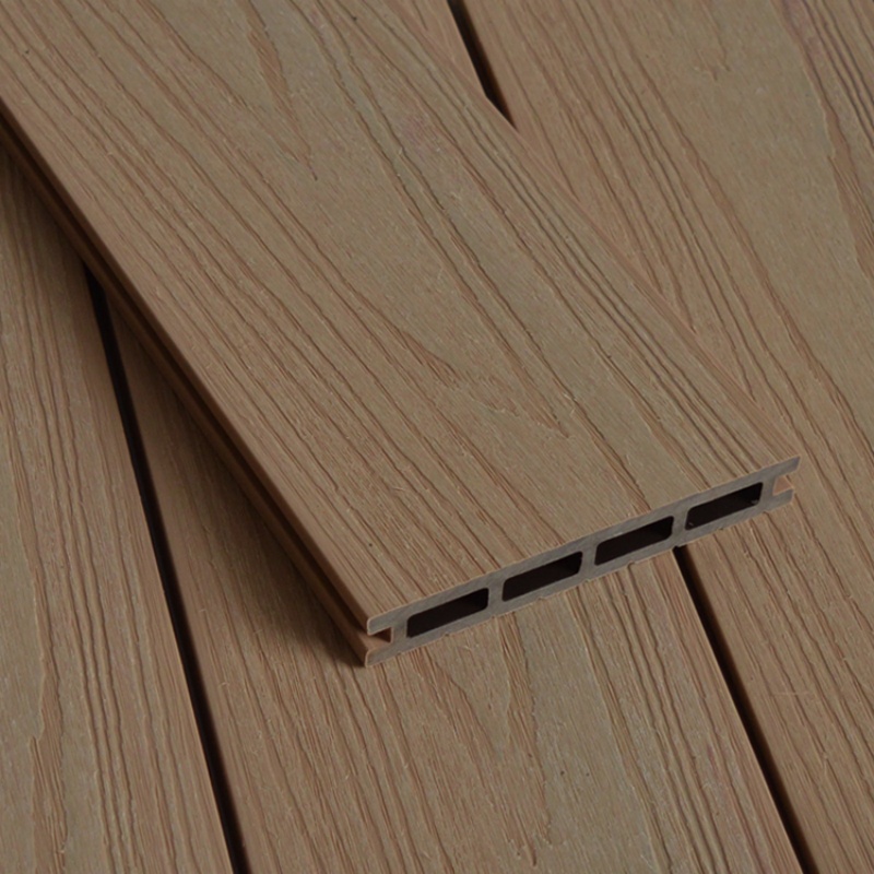 china hollow wpc decking floor manufacturer