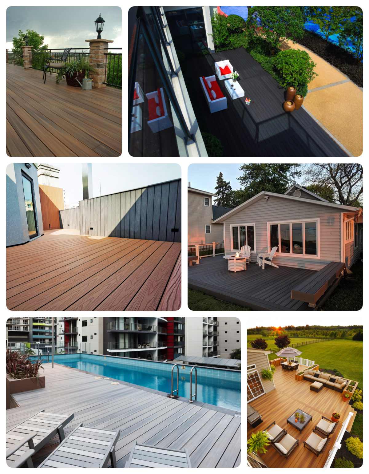 Highly weather resistant co-extruded wpc decking flooring Highly weather resistant co-extruded wpc decking flooring