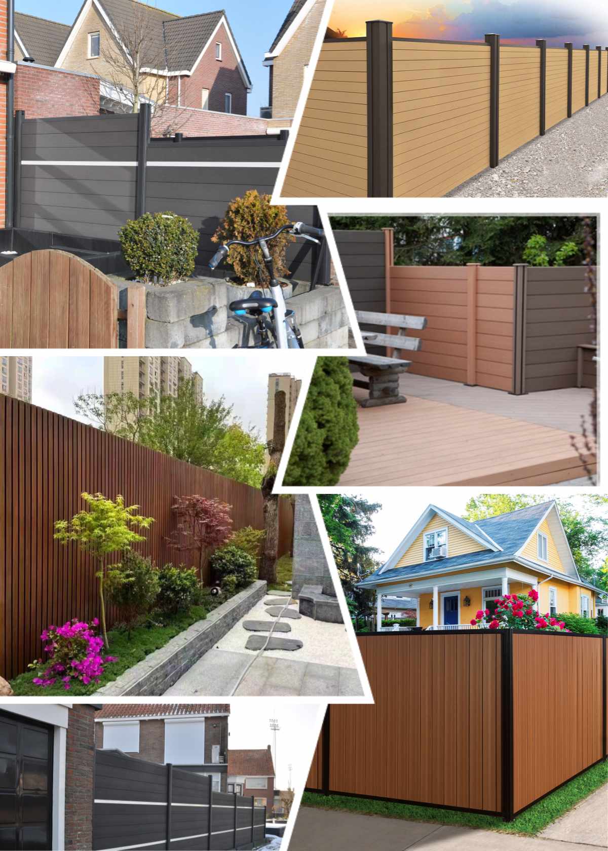 Mis vecinos no paran de preguntarme: ¿Dónde compraste esta valla de jardín? (Una solución de WPC de bajo coste)