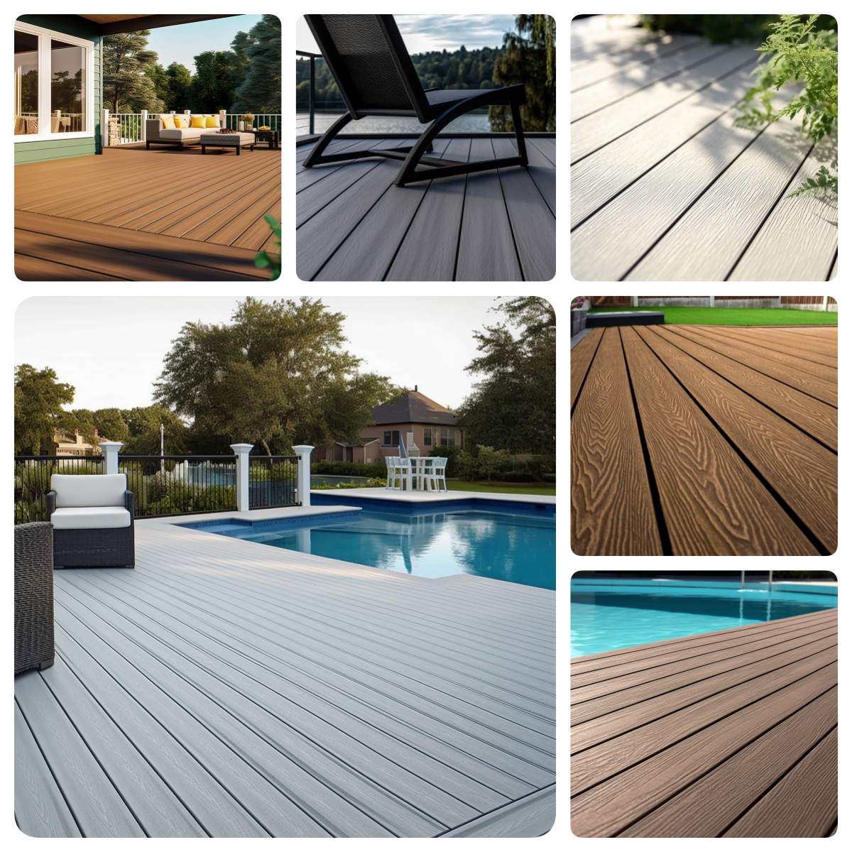 Composite Structure Co-Extruded WPC Decking Flooring Composite Structure Co-Extruded WPC Decking Flooring