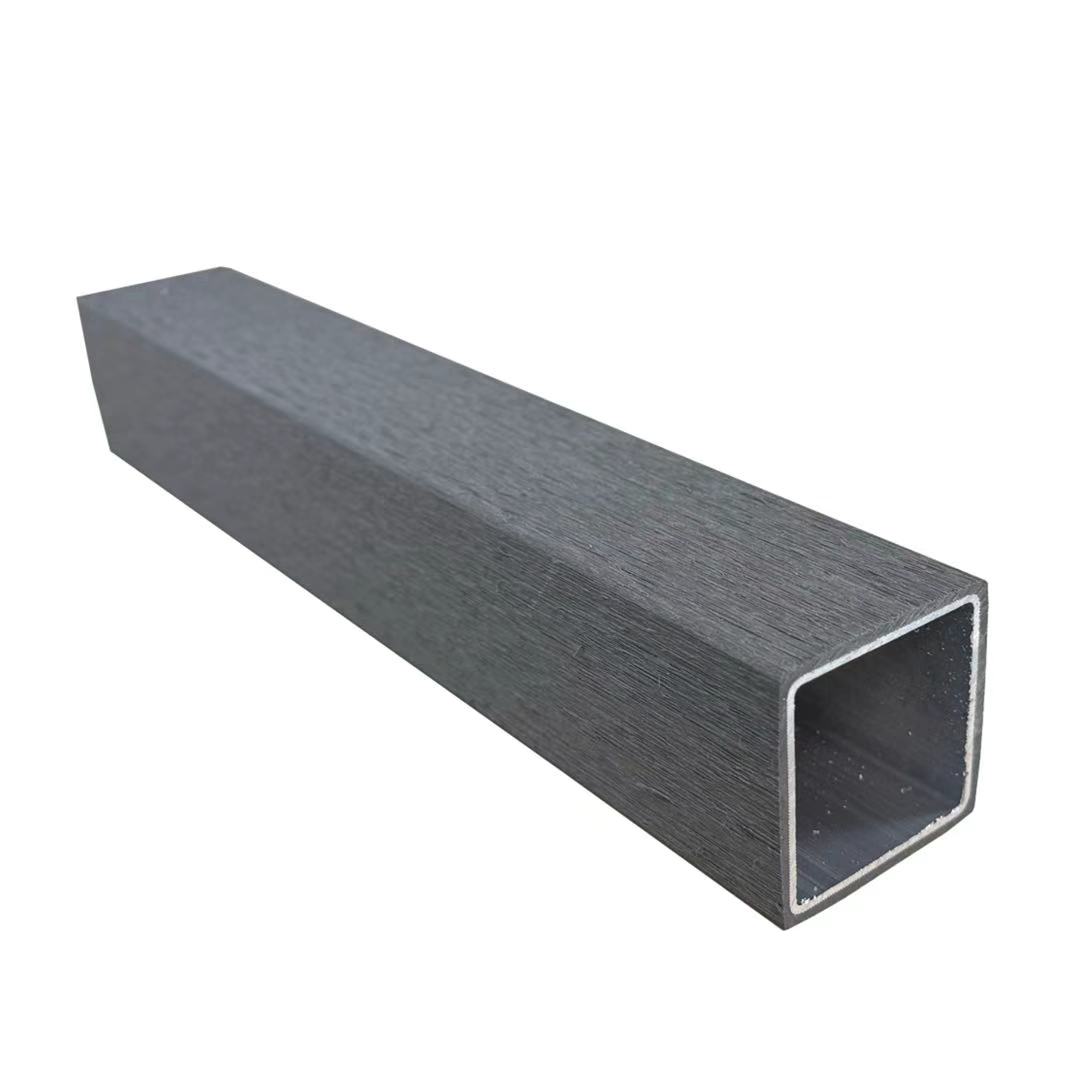 Postes de jardín de aluminio y plástico WPC que no requieren mantenimiento.